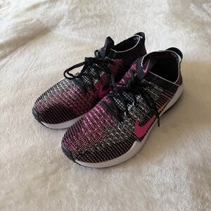 Nike Black and Pink Training Sneakers